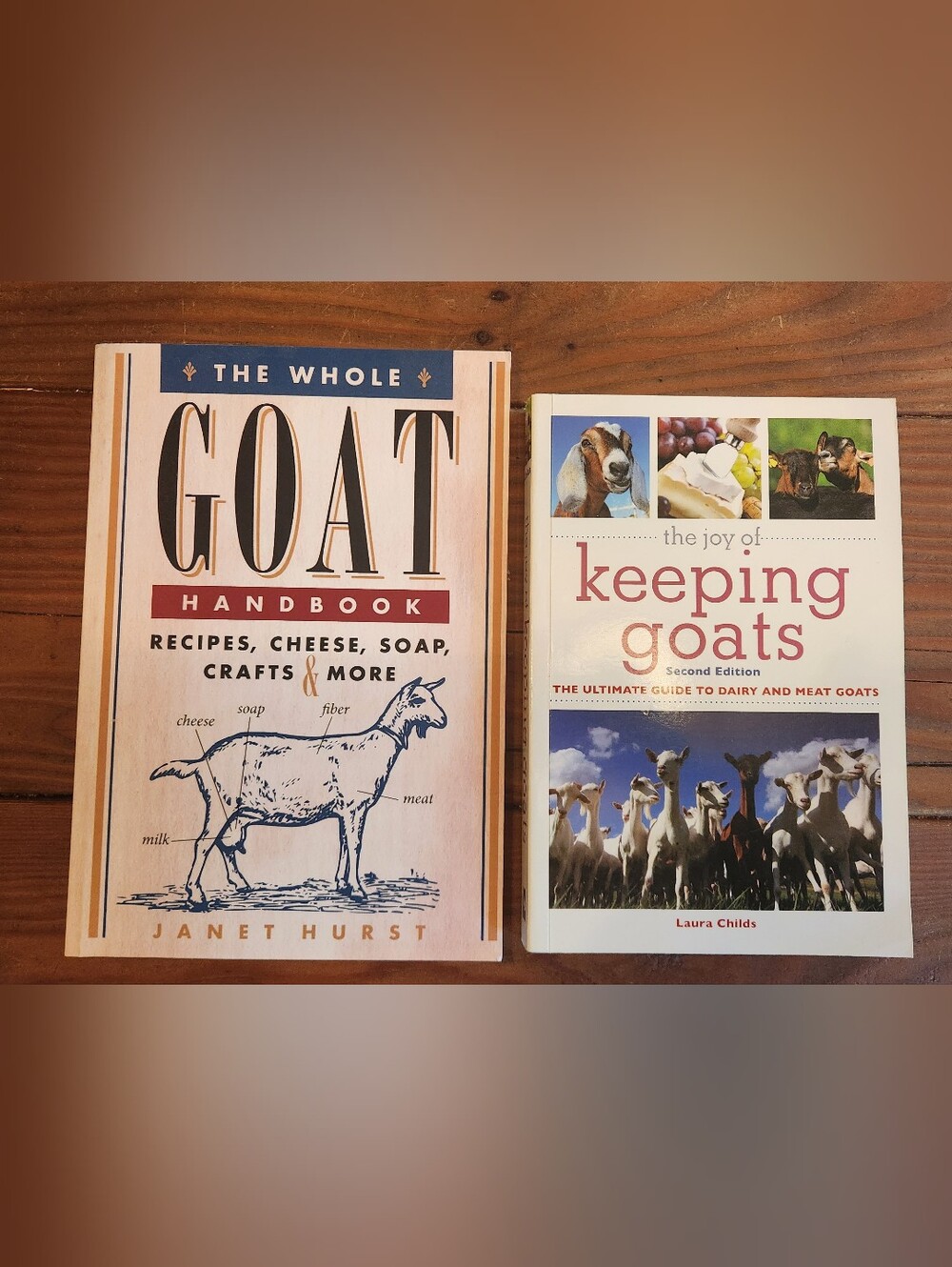 The Whole Goat Handbook & The Joy Of Keeping Goats- Books